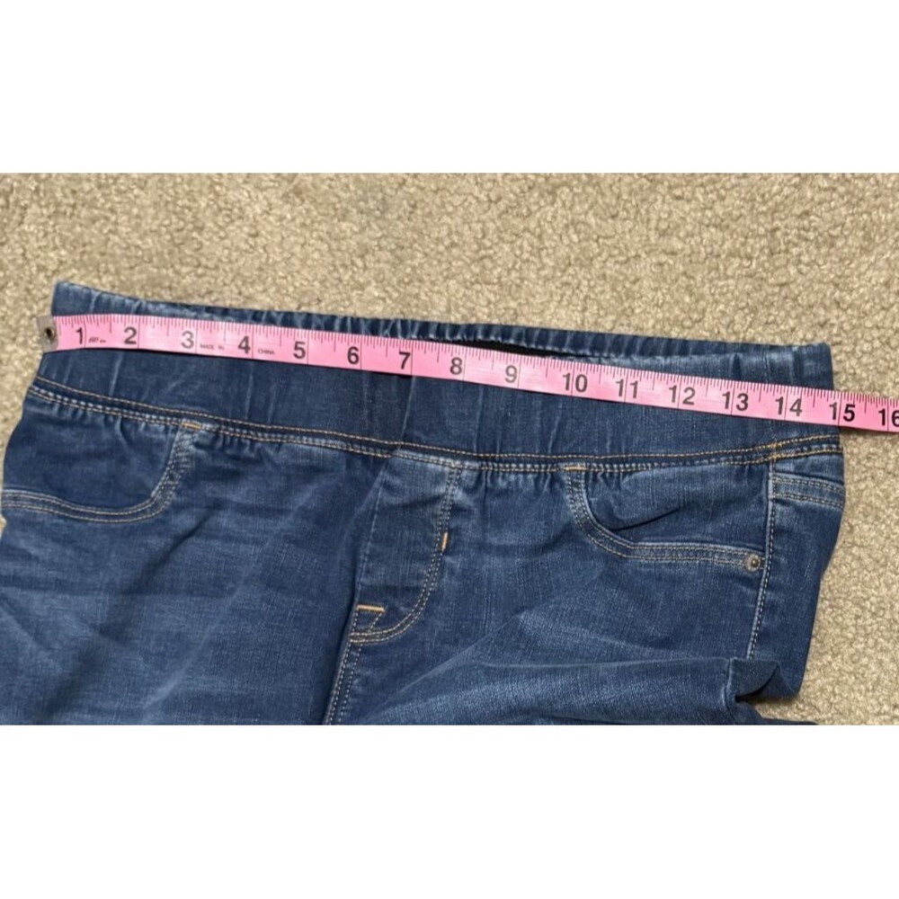 Old Navy Jeans Rockstar Built-In Sculpt Blue Denim‎ Pull-On Jegging Size 8 29x27 - Picture 9 of 13